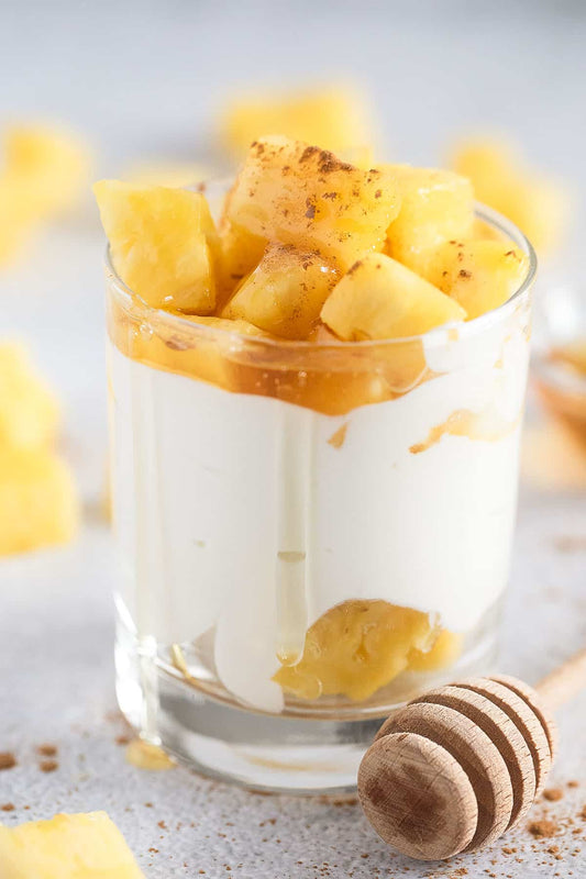 Pina Colada Cottage Cheese Snack